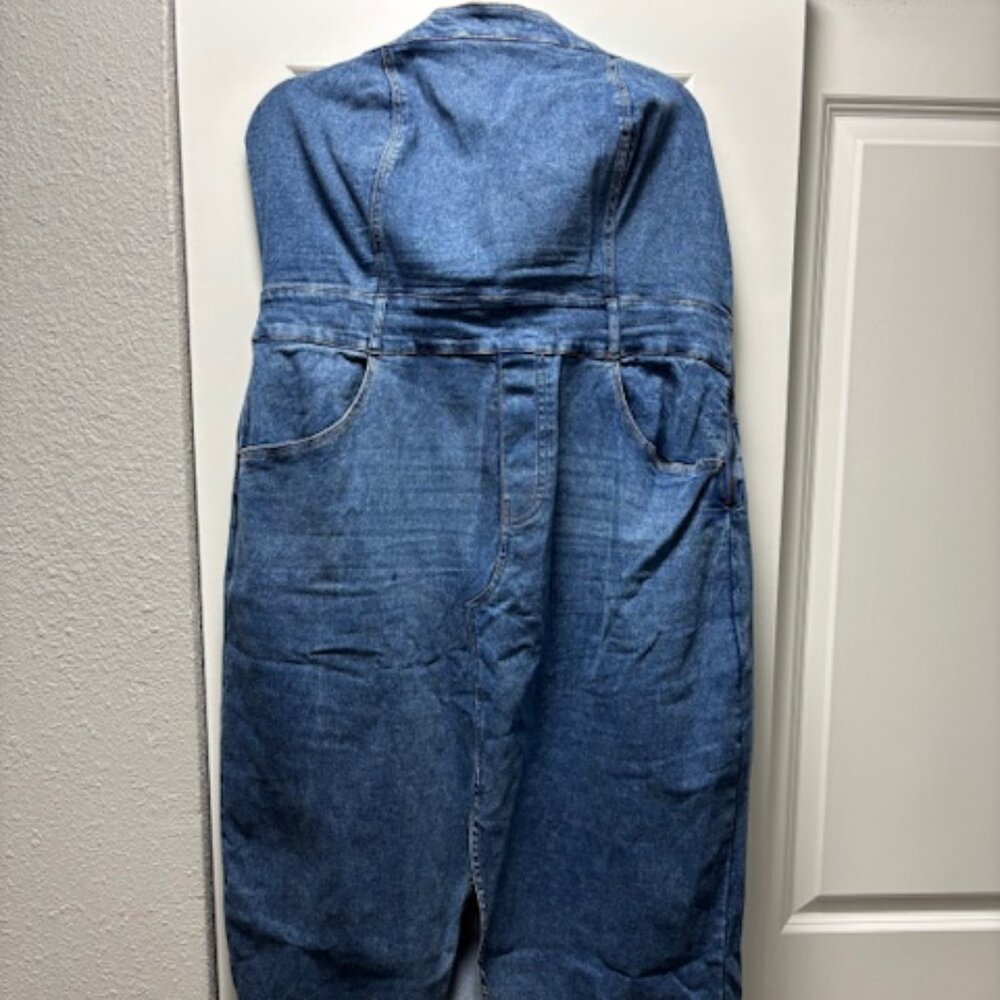 Strapless Denim Dress